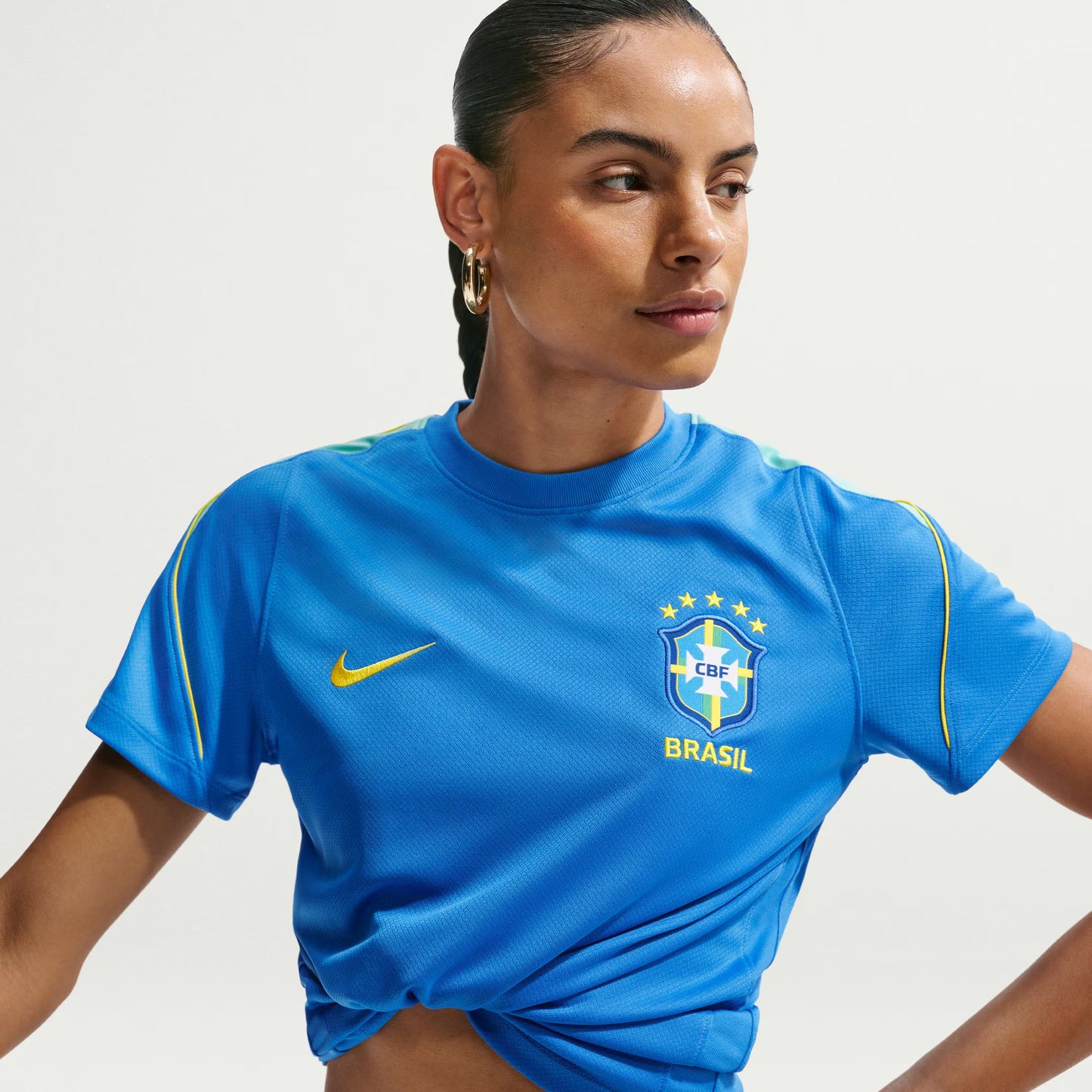 Brazil National Team Women's 2026 Strike Dri-FIT Top - Blue