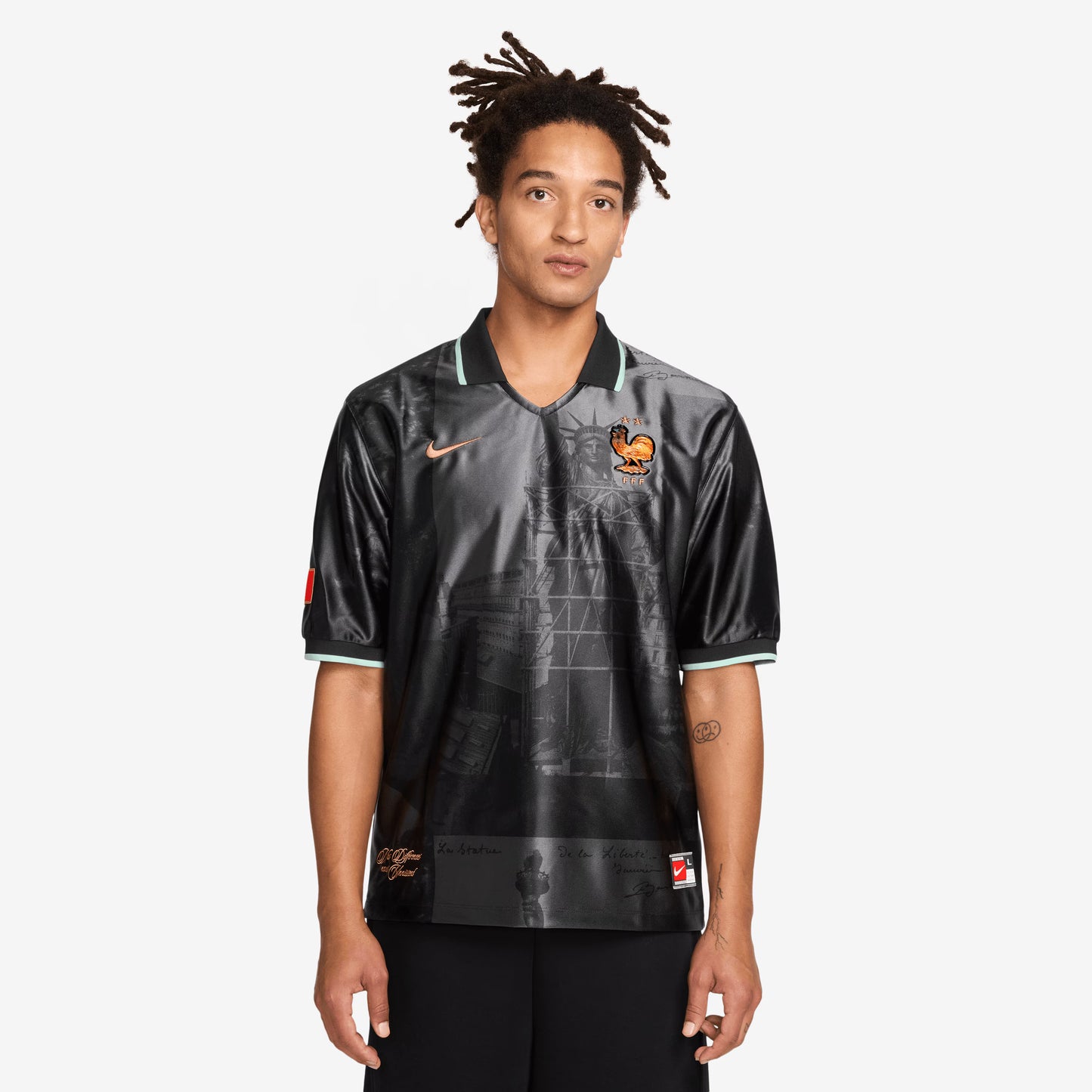 France National Team Dri-FIT Energy Lifestyle Jersey - Black