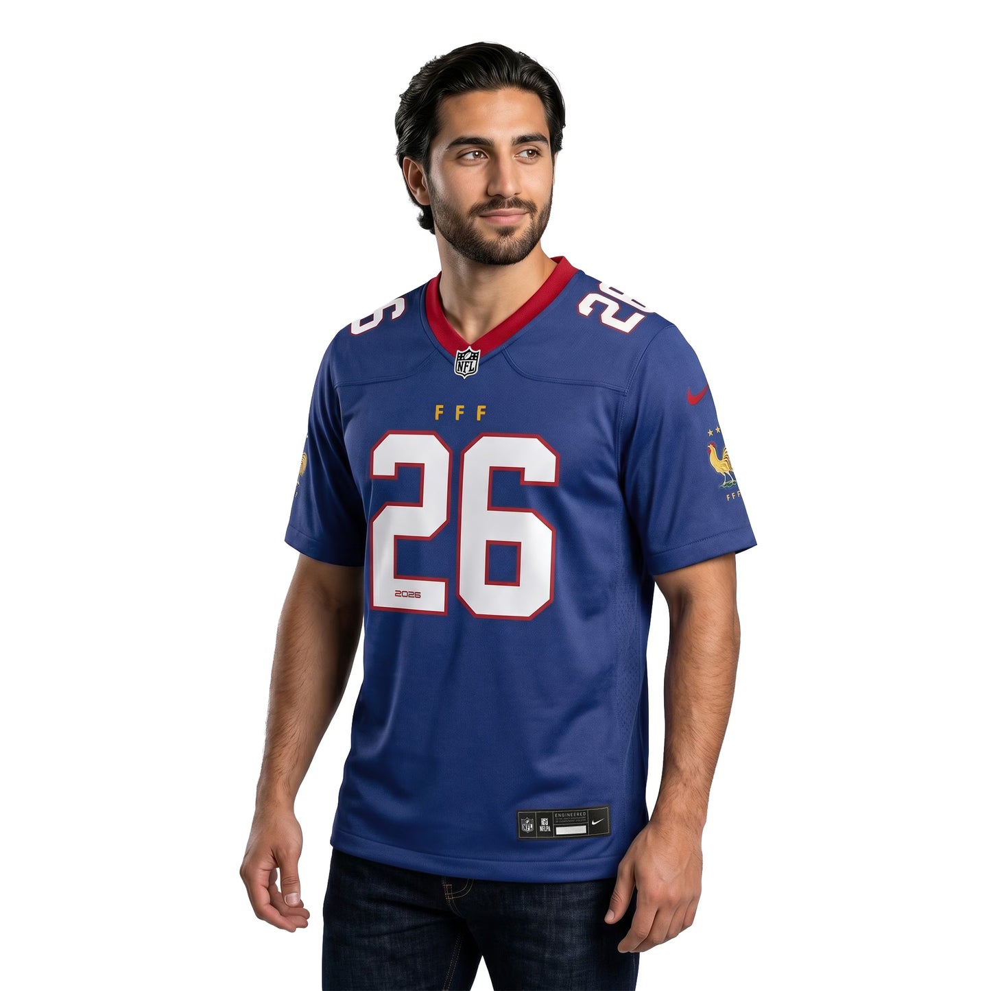 France National Team x NFL Game Jersey - Blue