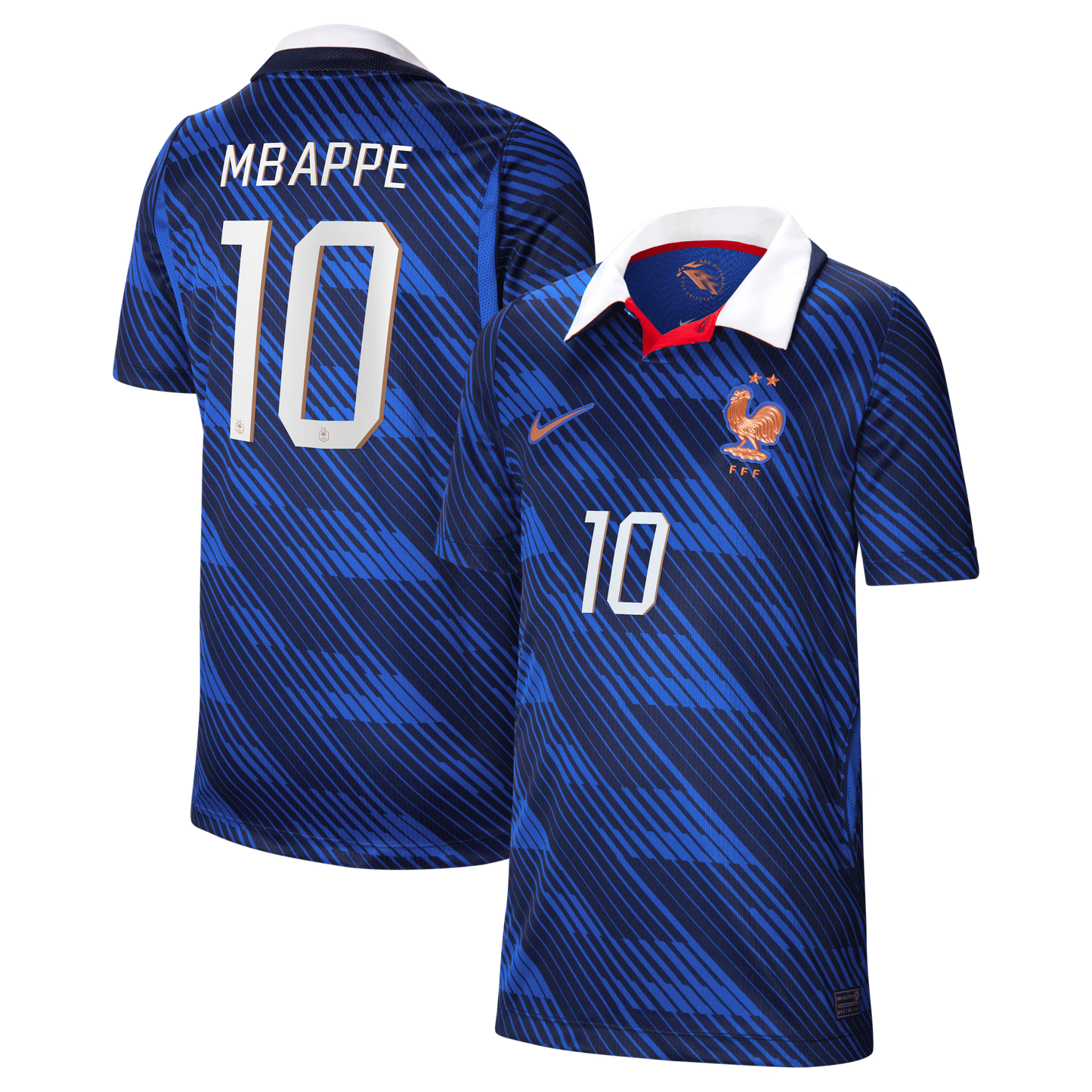 Kylian Mbappé France National Team Youth 2026 Home Stadium Replica Jersey - Blue