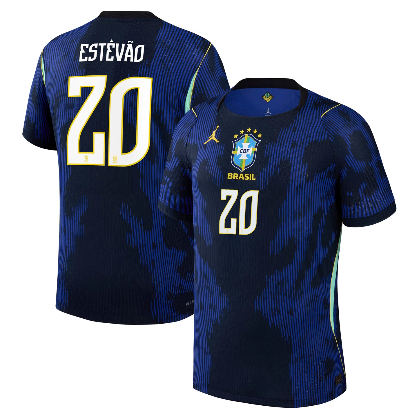Estêvão Brazil National Team 2026 Away Match Jersey - Blue