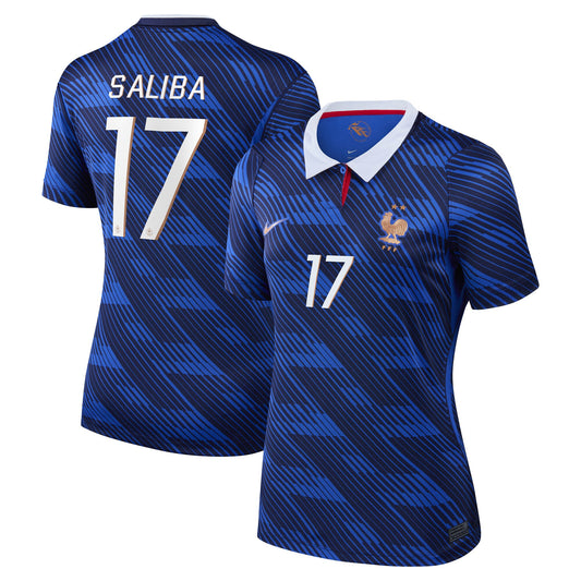 William Saliba France National Team Women's 2026 Home Stadium Replica Jersey - Blue