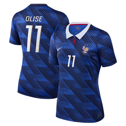 Michael Olise France National Team Women's 2026 Home Stadium Replica Jersey - Blue