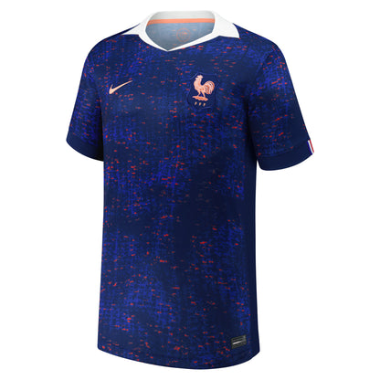 France Women's National Team Youth 2025/26 Home Replica Jersey - Blue