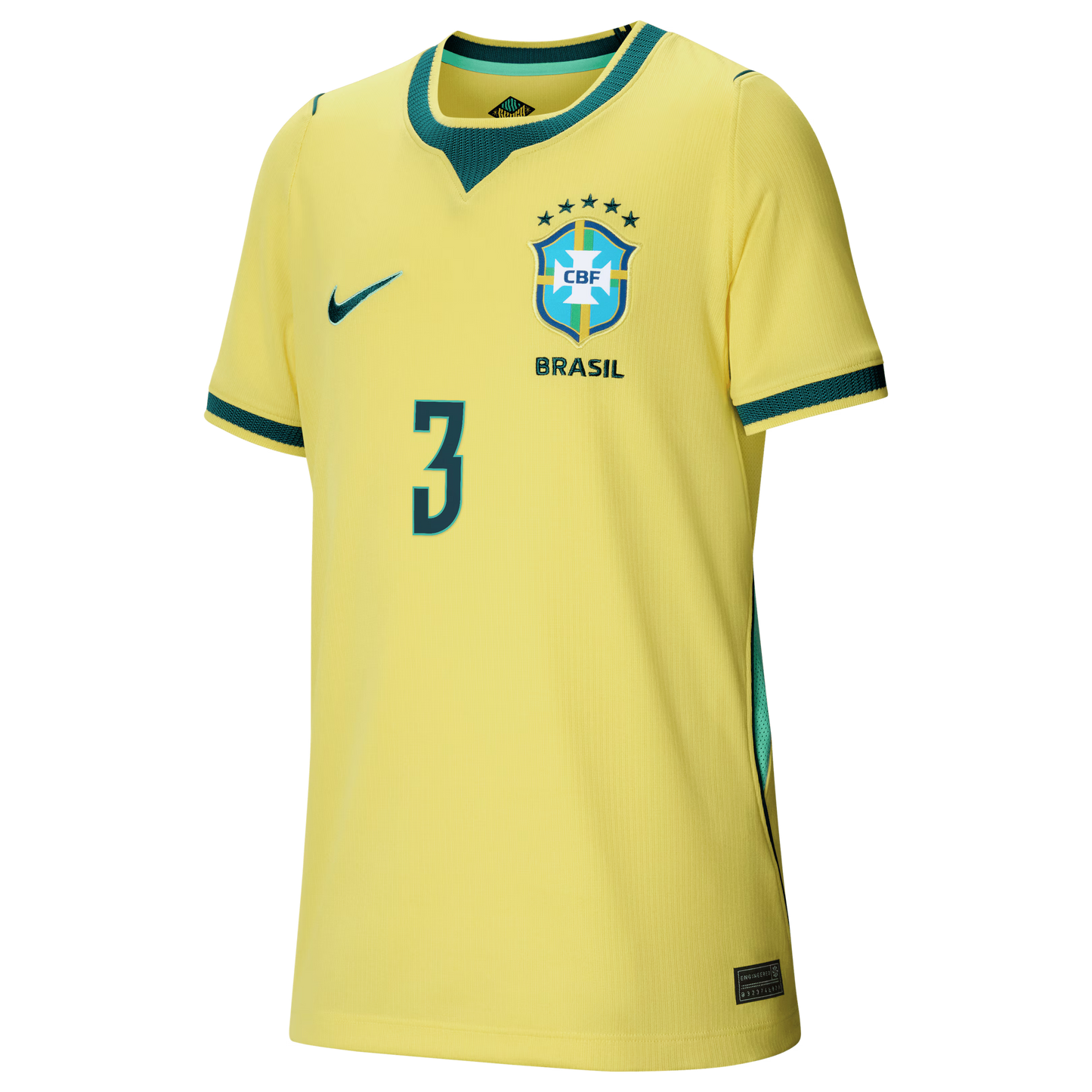 Gabriel Magalhães Brazil National Team Youth 2026 Home Stadium Replica Jersey - Yellow