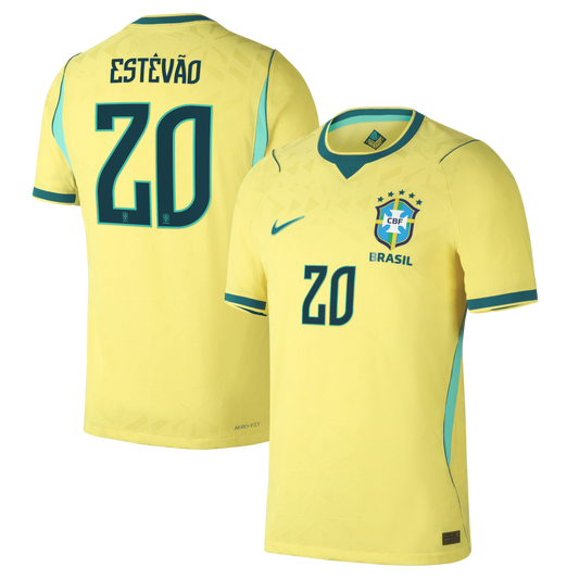 Willian Brazil National Team 2026 Home Match Jersey - Yellow