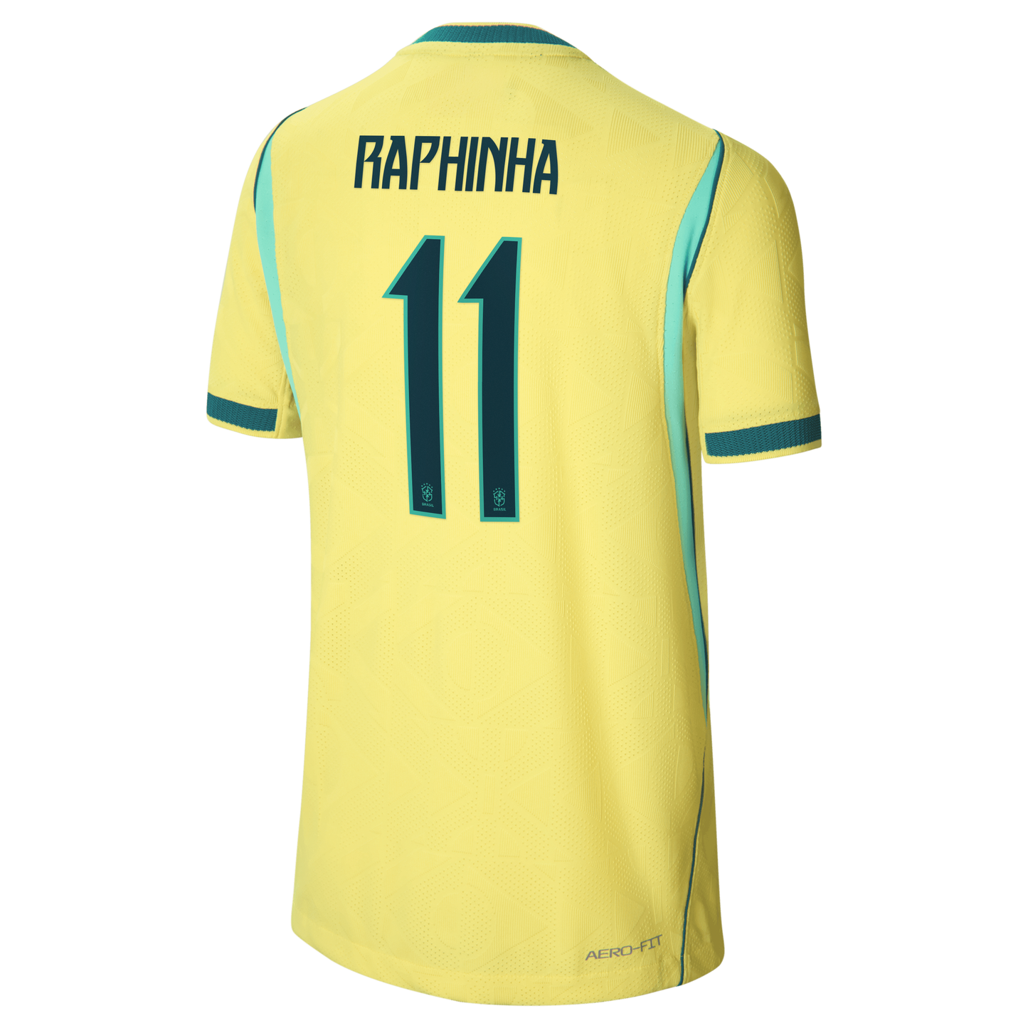 Raphinha Brazil National Team Youth 2026 Home Match Jersey - Yellow