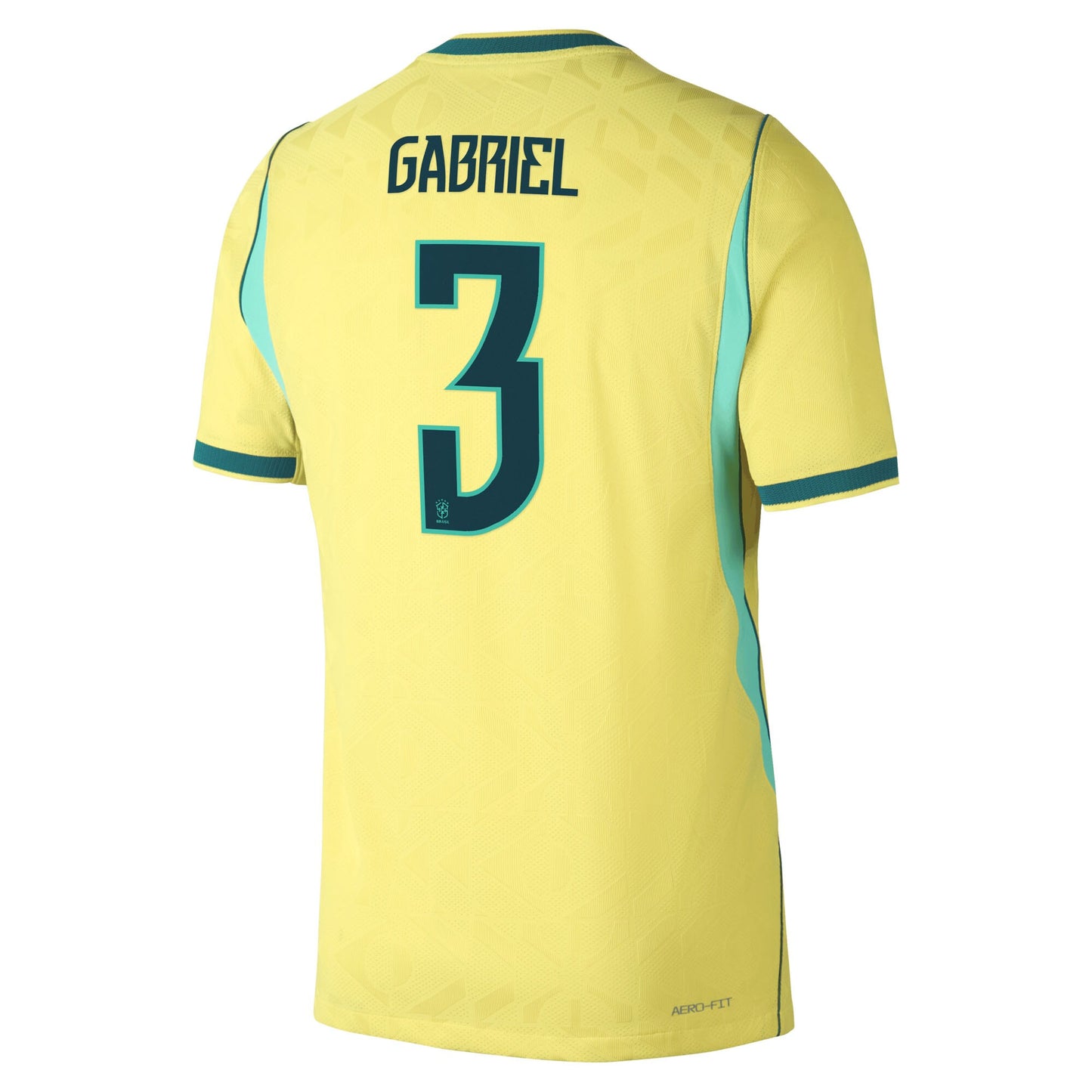 Gabriel Magalhães Brazil National Team 2026 Home Match Jersey - Yellow