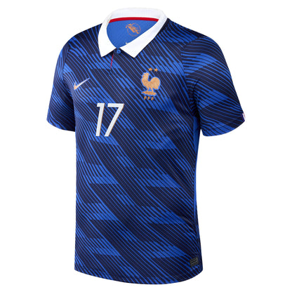 William Saliba France National Team 2026 Home Stadium Replica Jersey - Blue