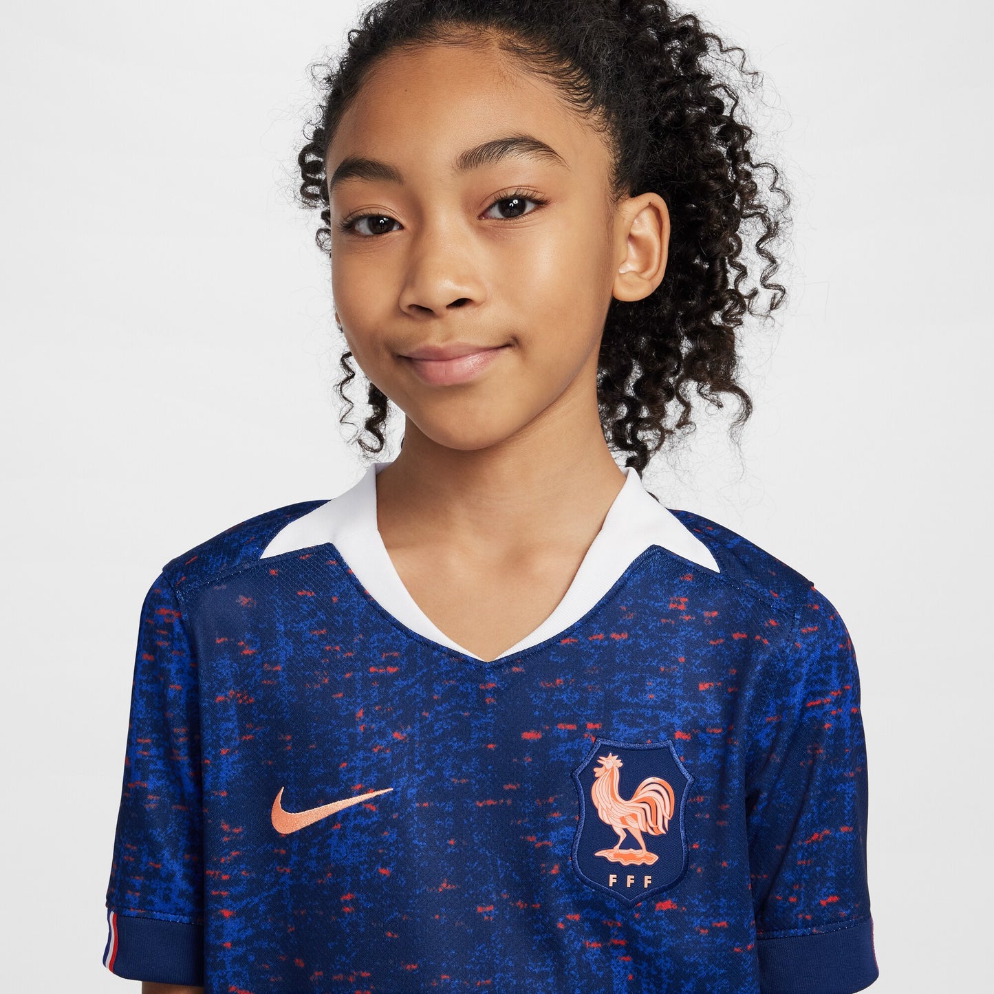 France Women's National Team Youth 2025/26 Home Replica Jersey - Blue