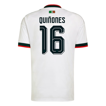 Julián Quiñones Mexico National Team 2026  Away On-Field Jersey - White