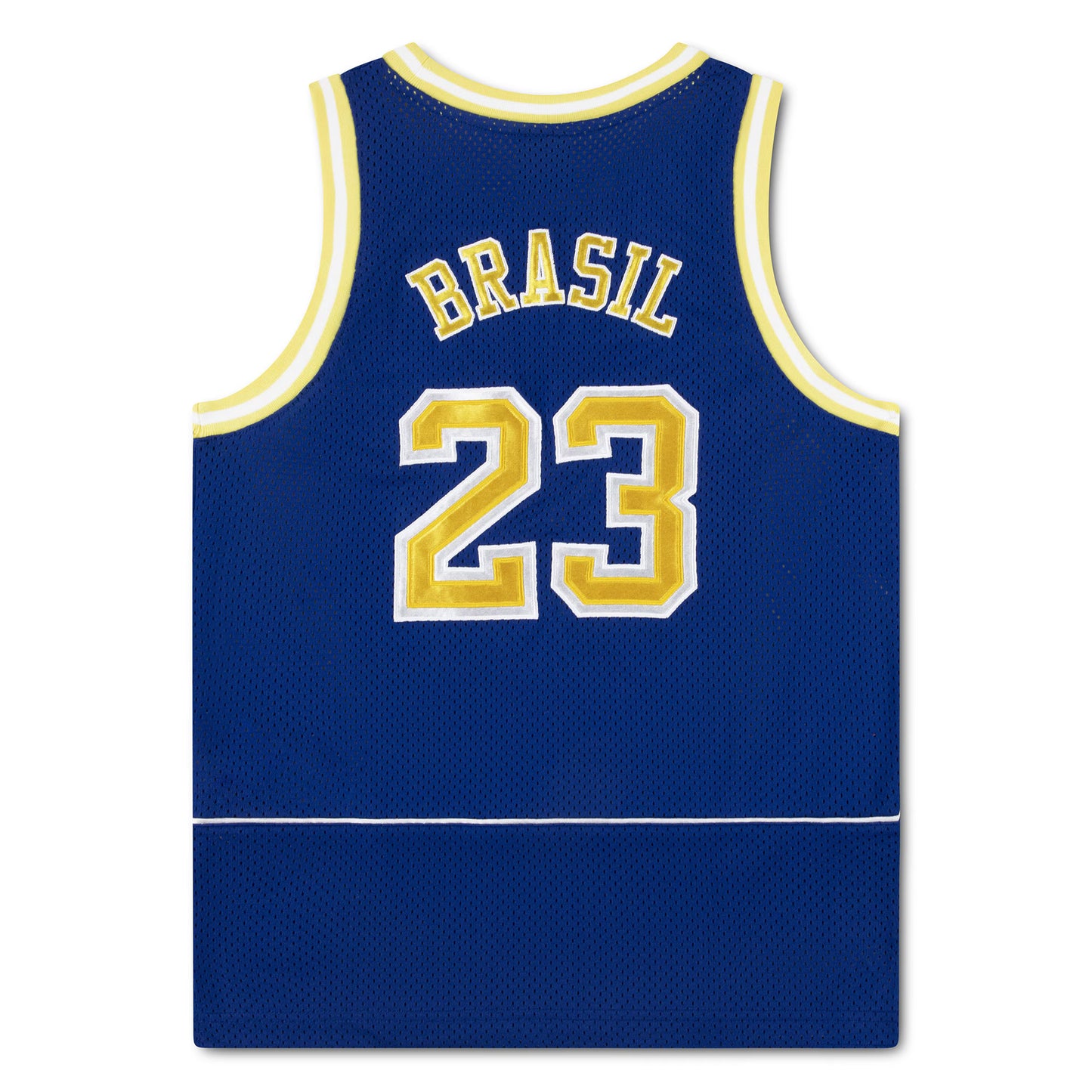Brazil National Team Youth Mesh Basketball Fashion Jersey - Royal