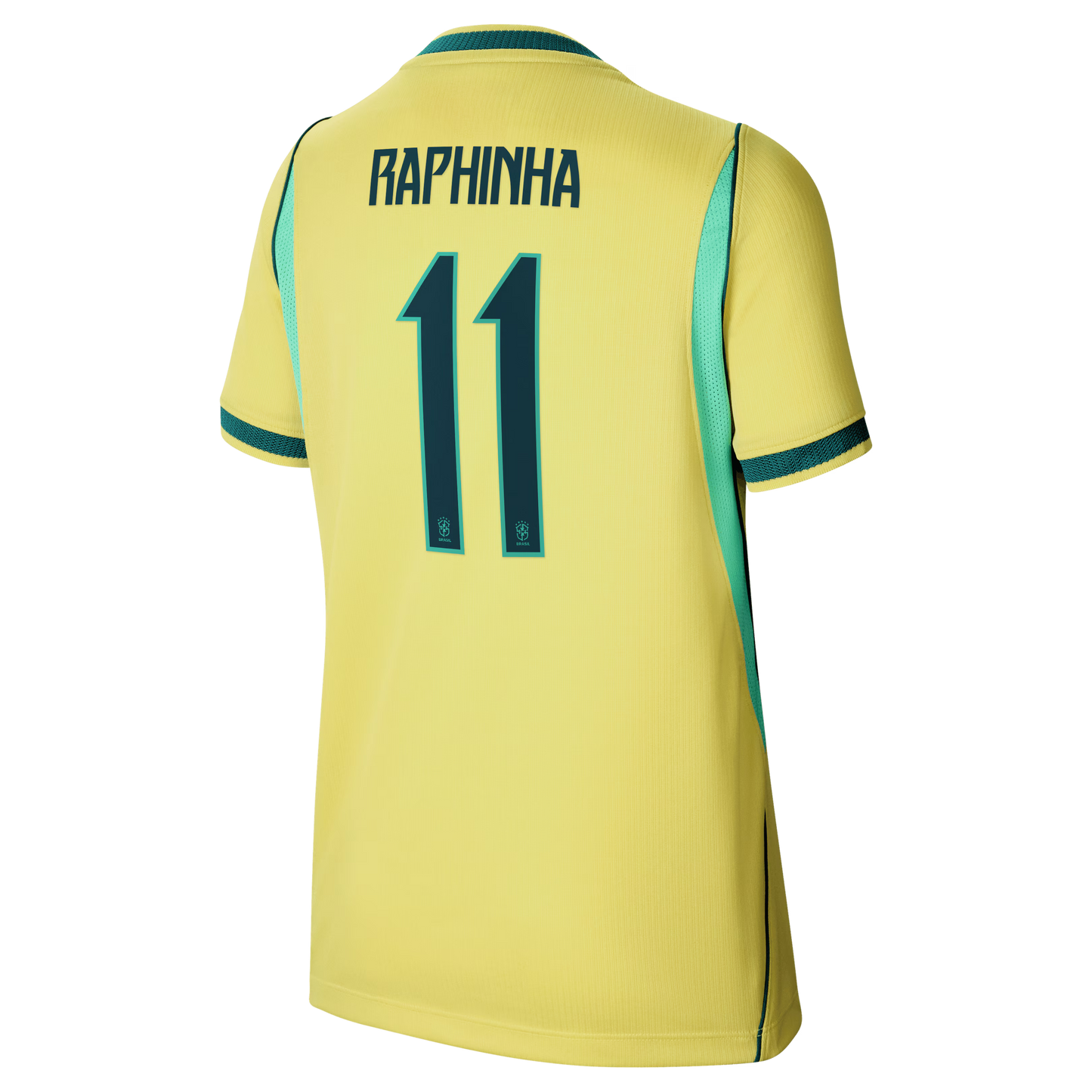 Raphinha Brazil National Team Youth 2026 Home Stadium Replica Jersey - Yellow