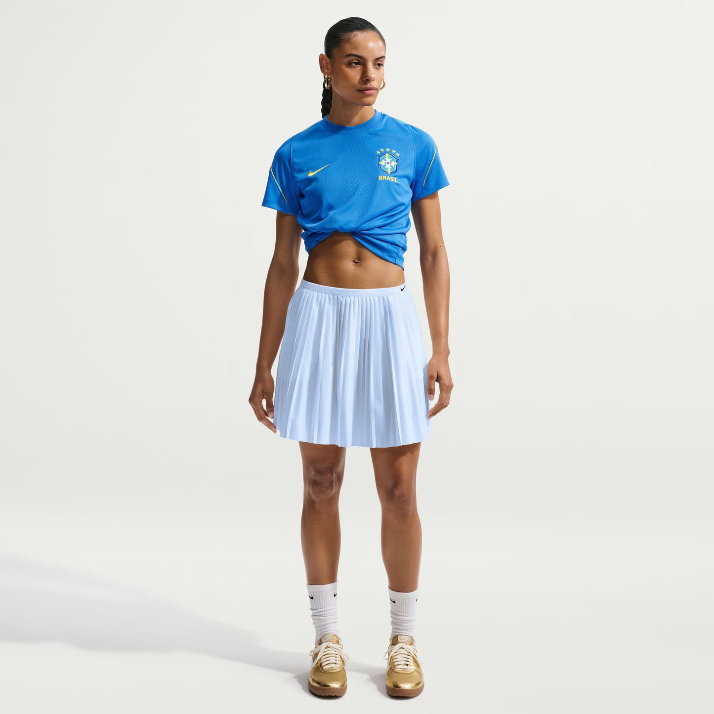 Brazil National Team Women's 2026 Strike Dri-FIT Top - Blue