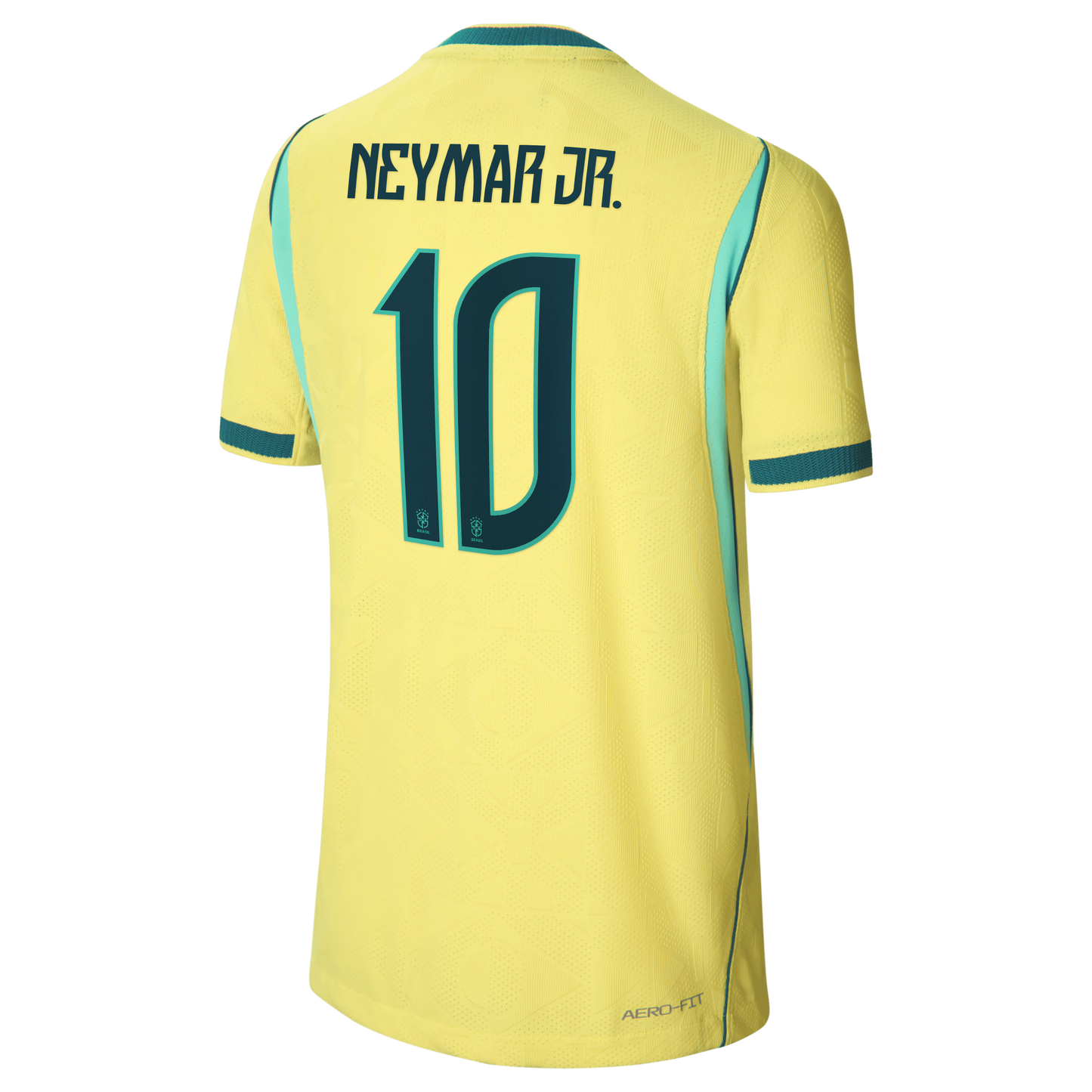 Neymar Jr. Brazil National Team Youth 2026 Home Match Jersey - Yellow