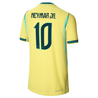 Neymar Jr. Brazil National Team Youth 2026 Home Match Jersey - Yellow