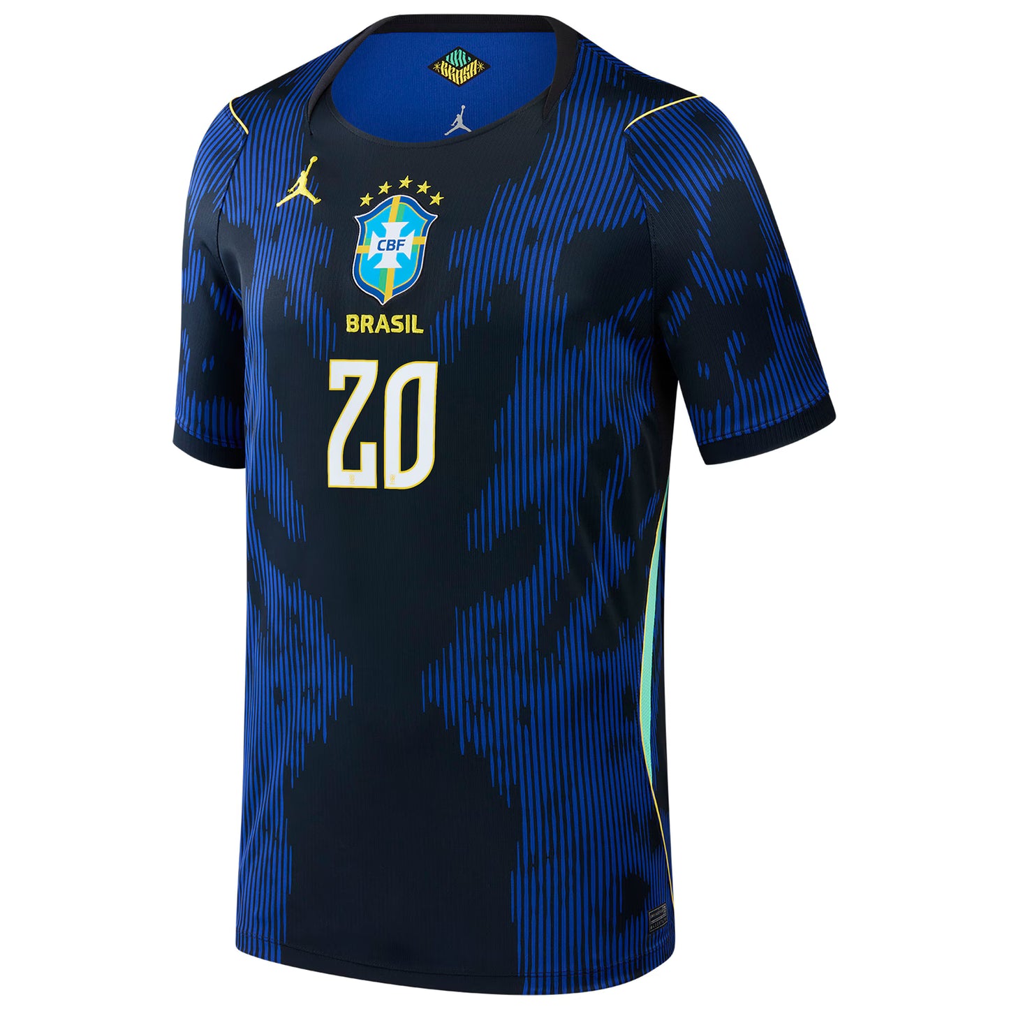 Estêvão Brazil National Team Youth 2026 Away Stadium Replica Jersey - Blue