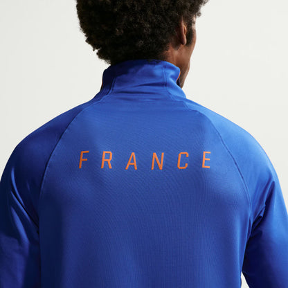 France National Team 2026 Strike Dri-FIT Quarter-Zip Drill Top - Blue