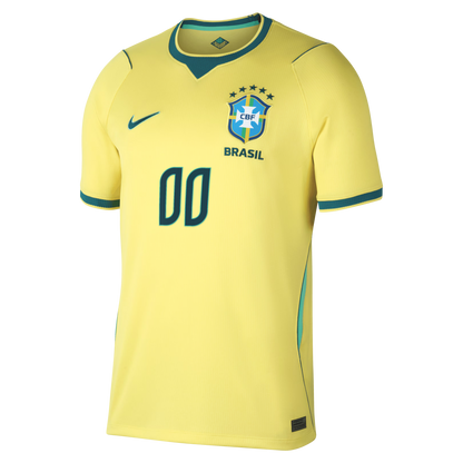 Brazil National Team 2026 Home Stadium Replica Custom Jersey - Yellow