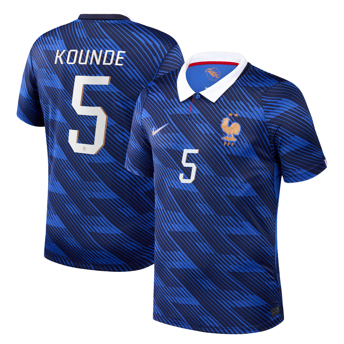 Jules Koundé France National Team 2026 Home Stadium Replica Jersey - Blue