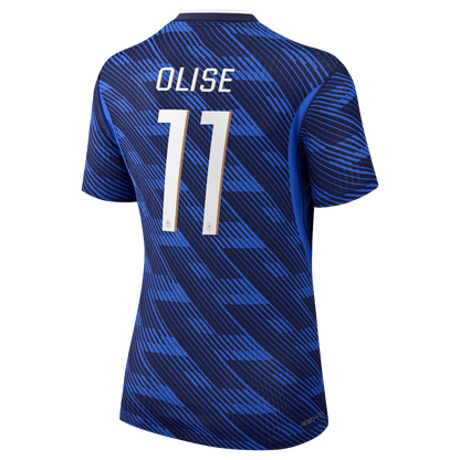 Michael Olise France National Team Women's 2026 Home Match Jersey - Blue