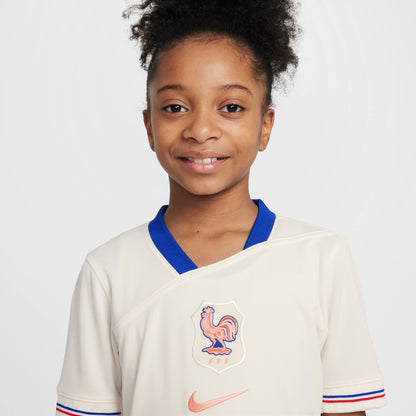 France Women's National Team Youth 2025/26 Away Replica Jersey - Cream