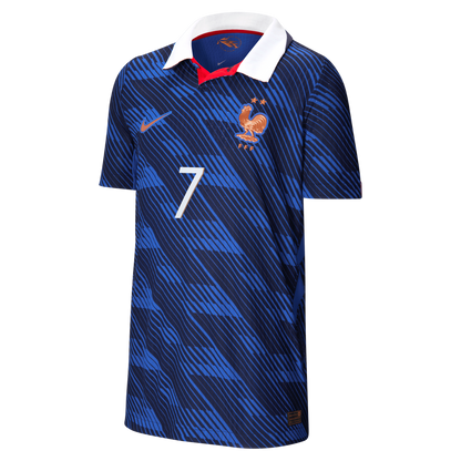 Ousmane Dembélé France National Team Youth 2026 Home Match Jersey - Blue