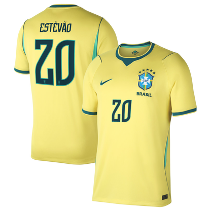 Willian Brazil National Team 2026 Home Stadium Replica Jersey - Yellow