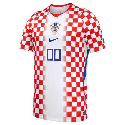 Croatia National Team 2026 Home Stadium Replica Custom Jersey - White