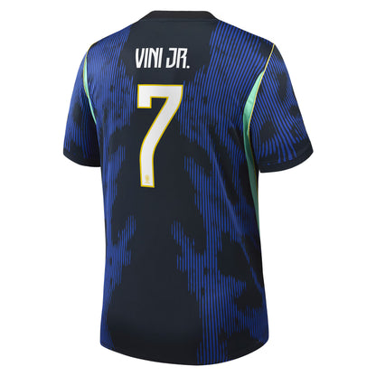 Vinicius Junior Brazil National Team Youth 2026 Away Stadium Replica Jersey - Blue
