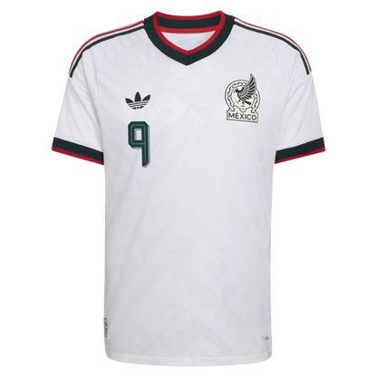 Raúl Jiménez Mexico National Team 2026  Away On-Field Jersey - White