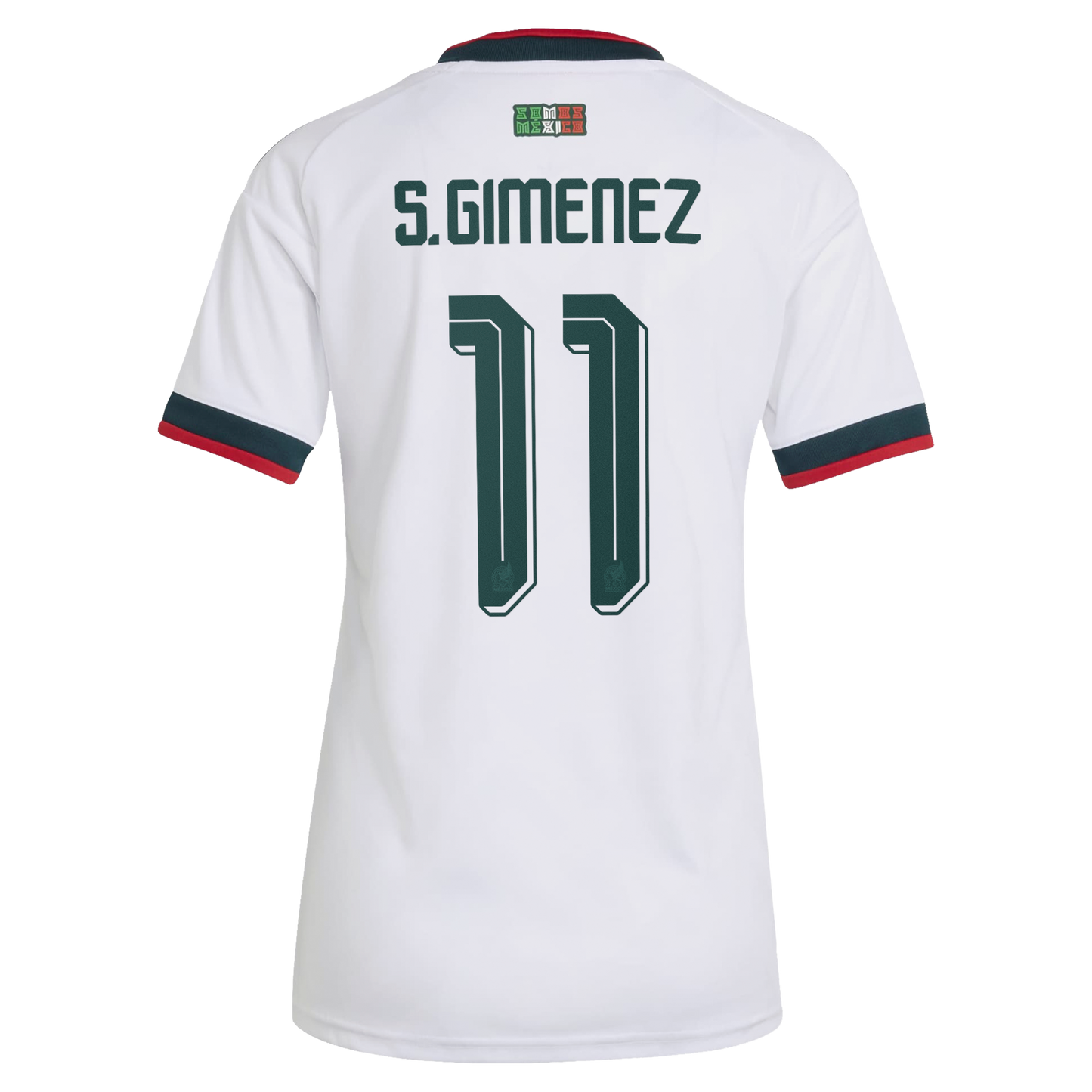 Santiago Gimenez Mexico National Team Women's 2026 Away Replica Jersey- White