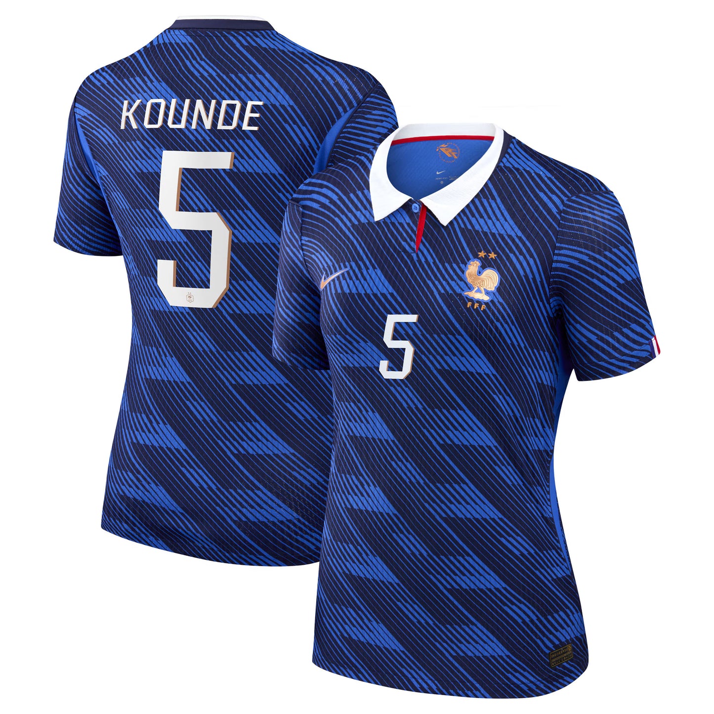 Jules Koundé France National Team Women's 2026 Home Match Jersey - Blue