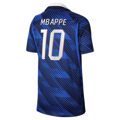 Kylian Mbappé France National Team Youth 2026 Home Stadium Replica Jersey - Blue