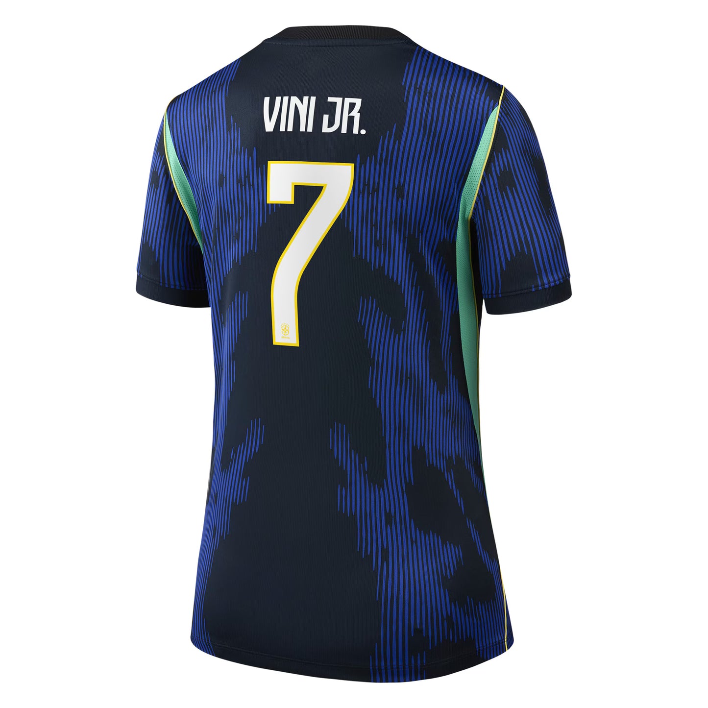 Vinicius Junior Brazil National Team Women's 2026 Away Stadium Replica Jersey - Blue