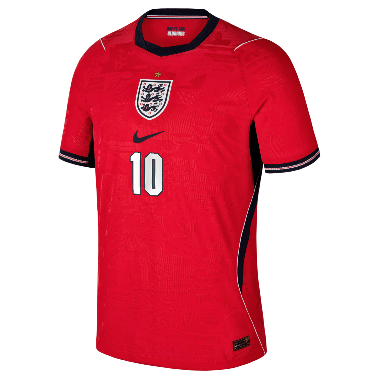 Jude Bellingham England National Team 2026 Away Match Jersey - Red