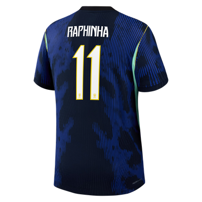 Raphinha Brazil National Team 2026 Away Match Jersey - Blue
