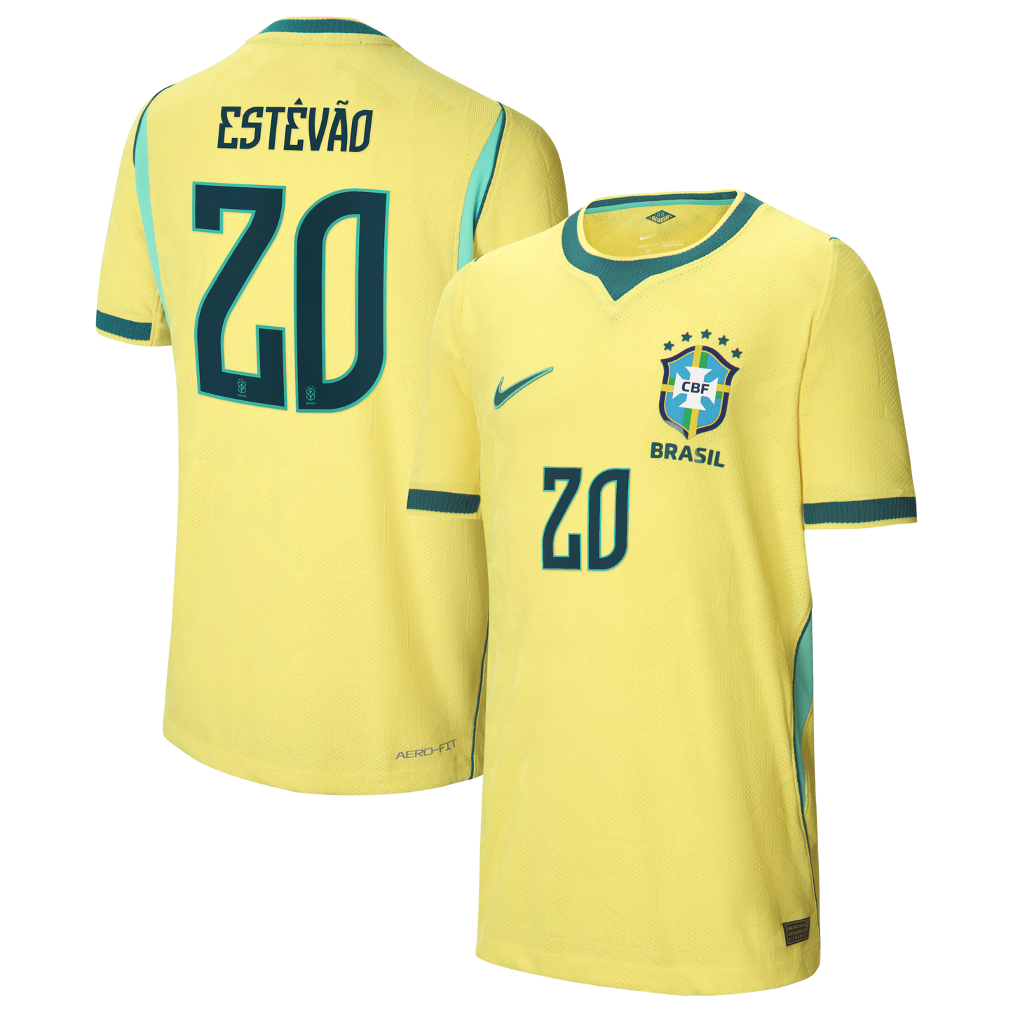 Willian Brazil National Team Youth 2026 Home Match Jersey - Yellow