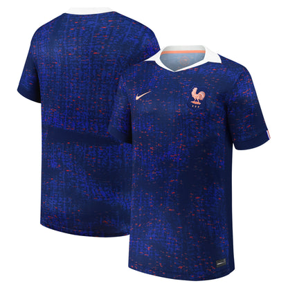 France Women's National Team Youth 2025/26 Home Replica Jersey - Blue