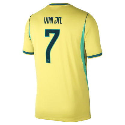 Vini Jr. Brazil National Team 2026 Home Stadium Replica Jersey - Yellow