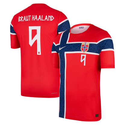 Erling Haaland Norway National Team 2026 Home Match Jersey - Red