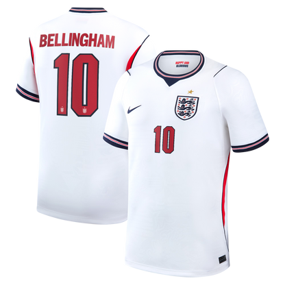 Jude Bellingham England National Team 2026 Home Stadium Replica Jersey - White