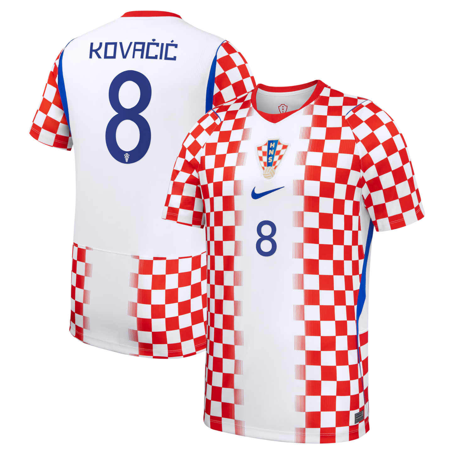 Mateo Kovačić Croatia National Team 2026 Home Stadium Replica Jersey - White