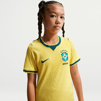 Brazil National Team Youth 2026 Home Stadium Replica Jersey - Yellow