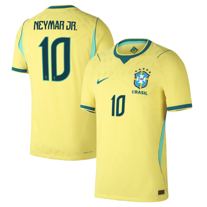 Neymar Jr. Brazil National Team 2026 Home Match Jersey - Yellow