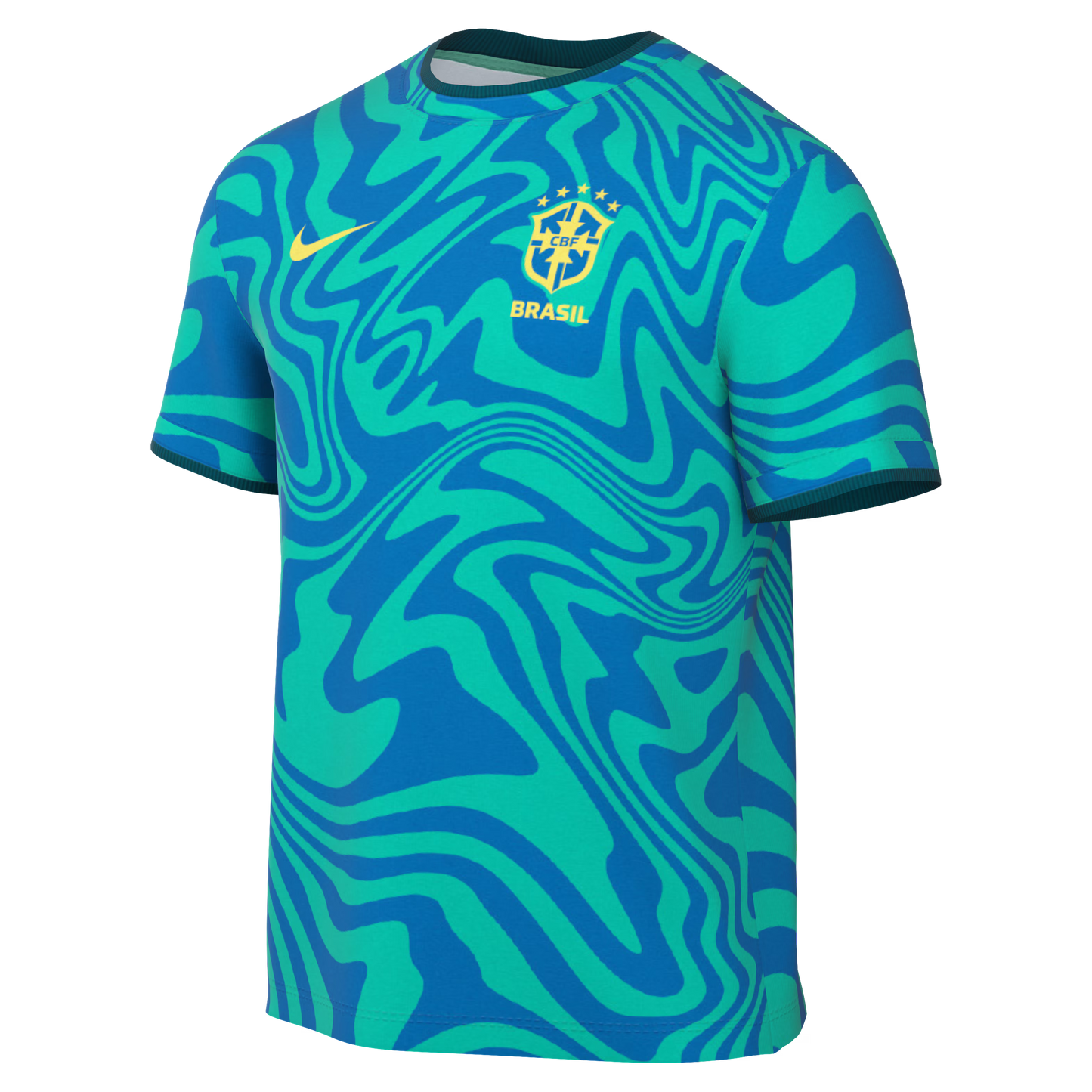 Brazil National Team 2026 Academy Pro Pre-Match Top - Green