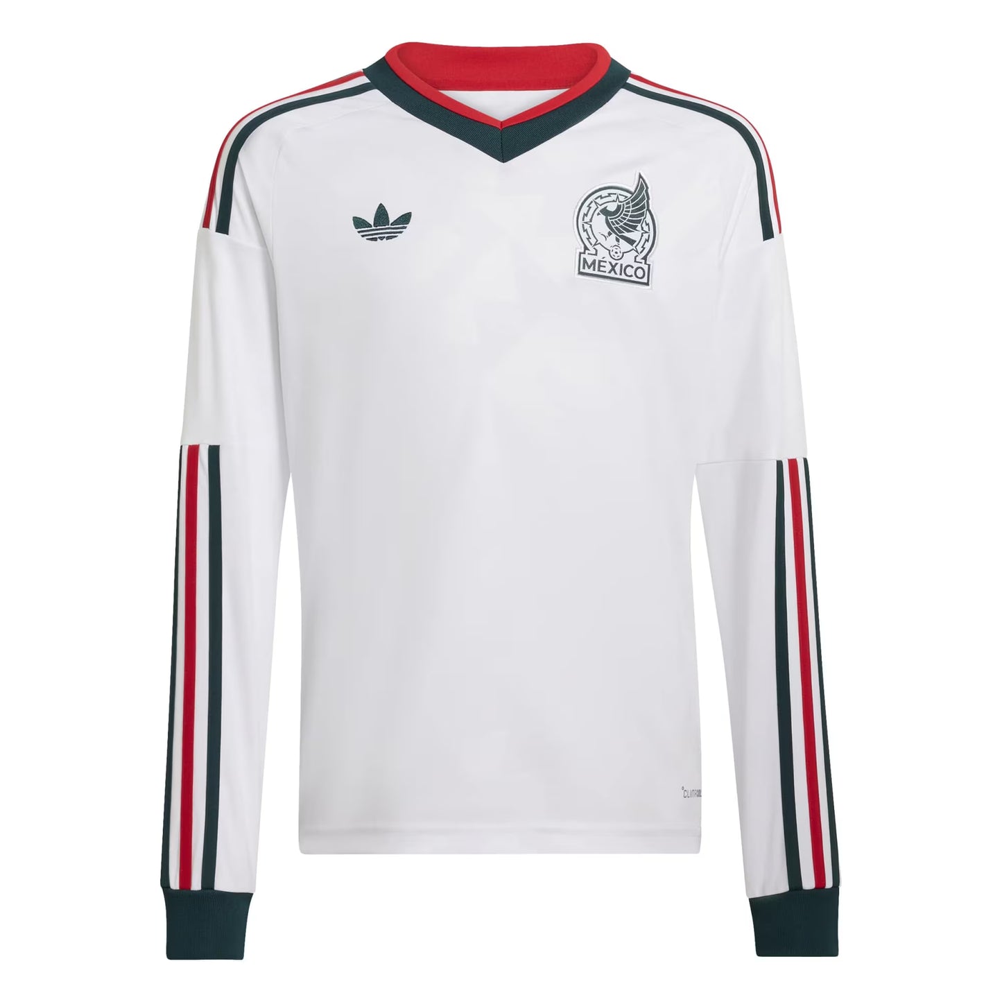 Mexico National Team Youth 2026 Away Replica Long Sleeve Jersey - White