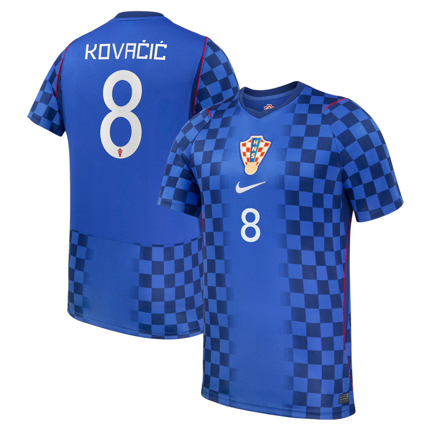 Mateo Kovačić Croatia National Team 2026 Away Stadium Replica Jersey - Navy