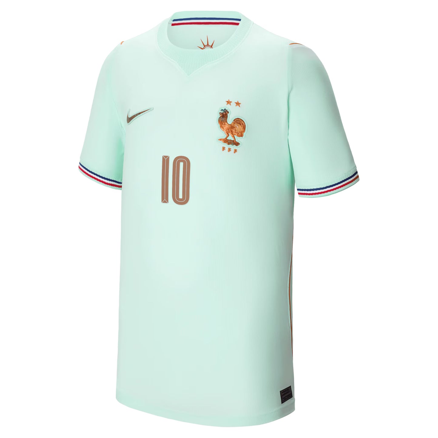 Kylian Mbappé France National Team Youth 2026 Away Stadium Replica Jersey - Green