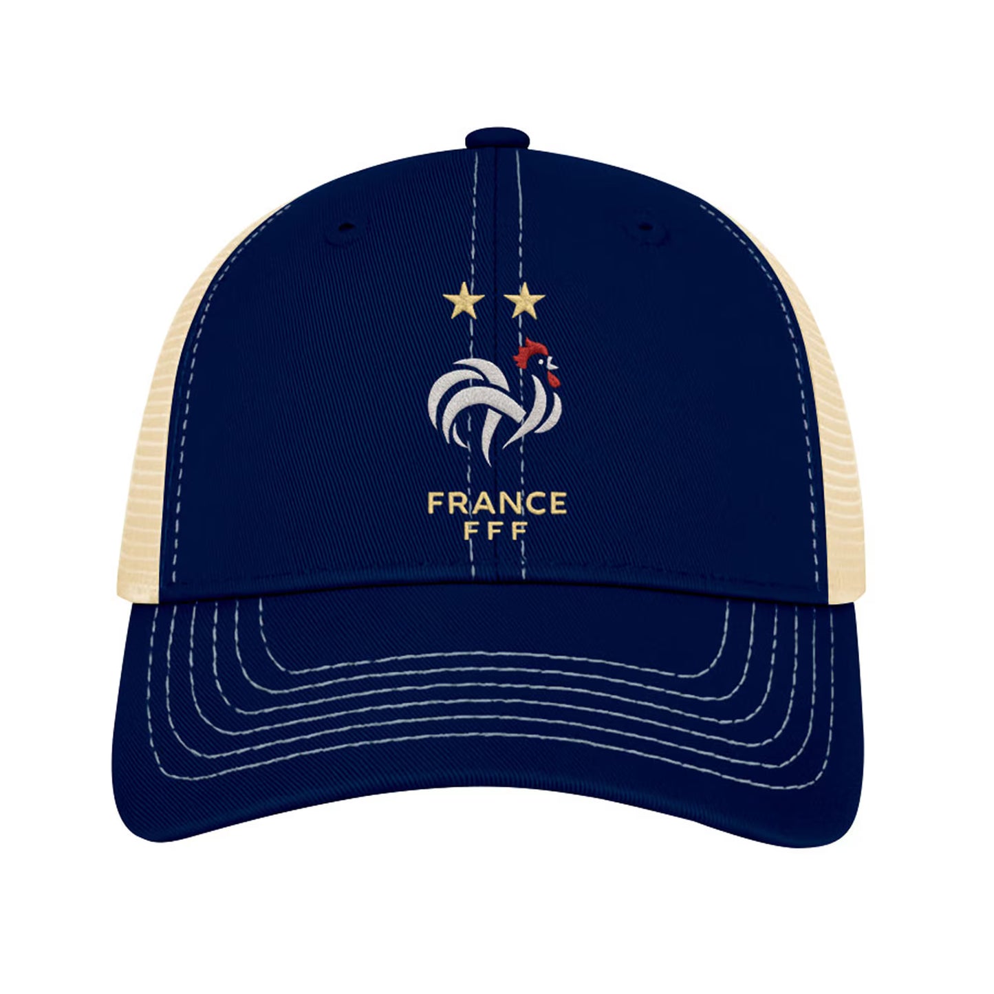 France National Team 1863FC Federation Color Badge Off Road Adjustable Hat